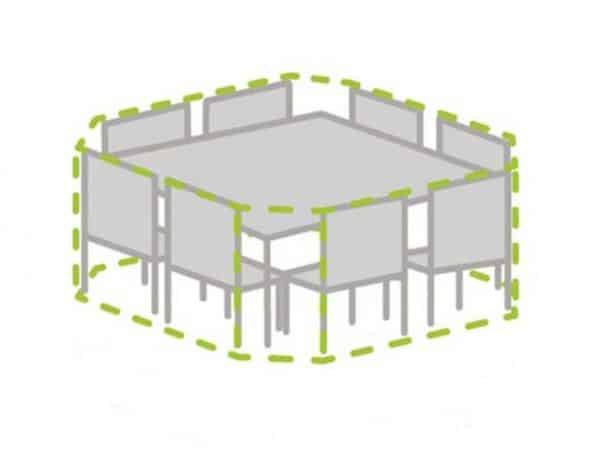 Perel Gartenmöbel-Schutzhülle 220x220x95cm Test