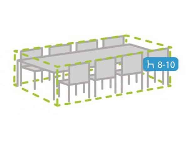Perel Gartenmöbel-Schutzhülle 285x180 Test