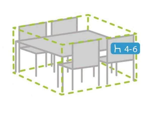 Perel Gartenmöbel-Schutzhülle 185x150x95 cm Test