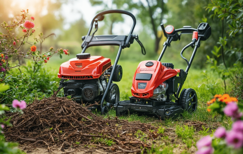 Ist ein Benzin-Gartenhäcksler lauter als elektrisch?